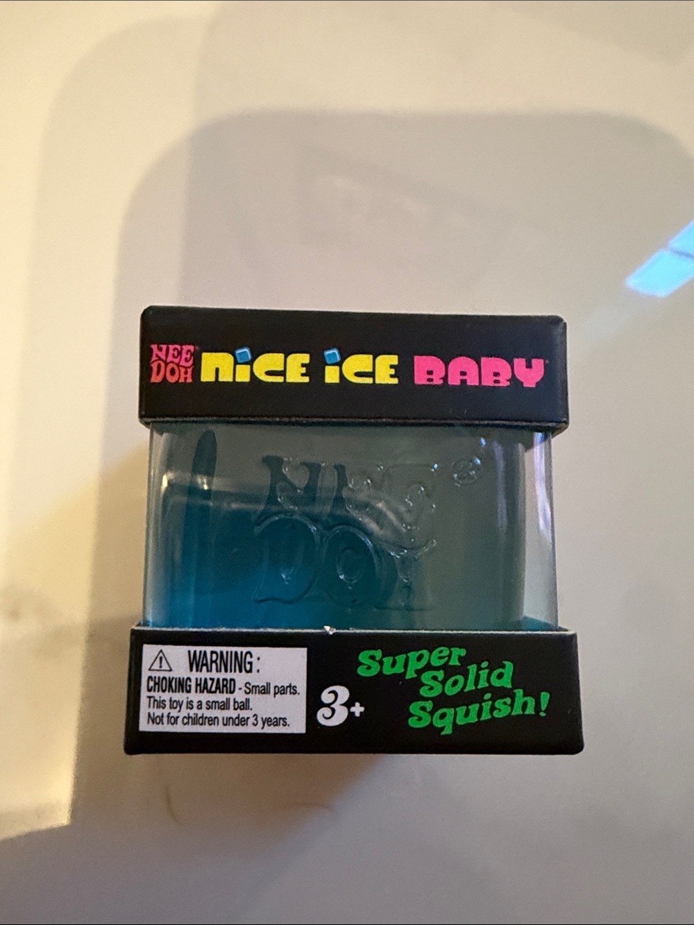 Authentic nIce Baby Super Solid Squish Toy - Blue